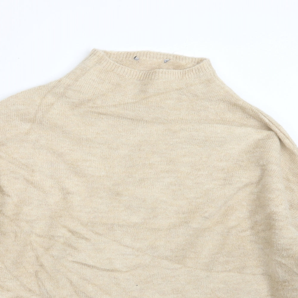 Womens UK Size S Marks and Spencer Beige Pullover Jumper