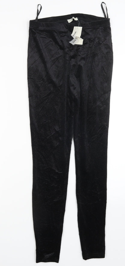Papaya Womens Black   Capri Trousers Size 12 L28 in