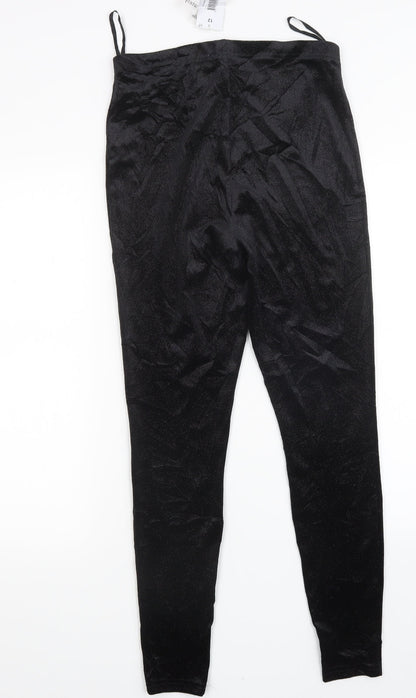Papaya Womens Black   Capri Trousers Size 12 L28 in