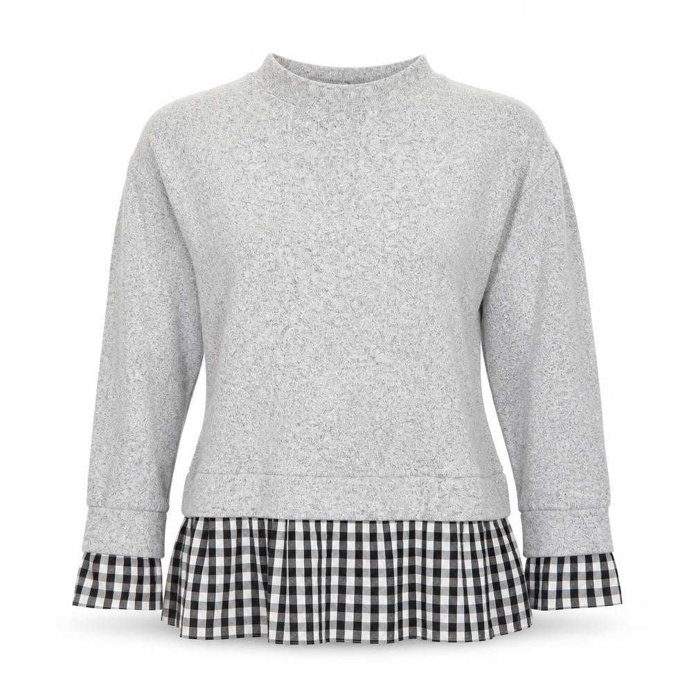 Womens UK Size S New Look Grey Pullover Jumper