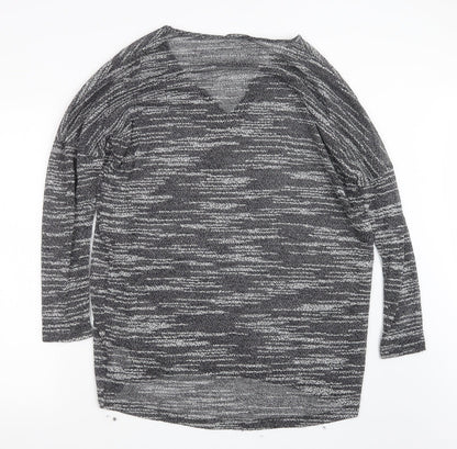 metalicus Womens Grey   Pullover Jumper One Size