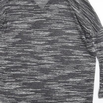 metalicus Womens Grey   Pullover Jumper One Size