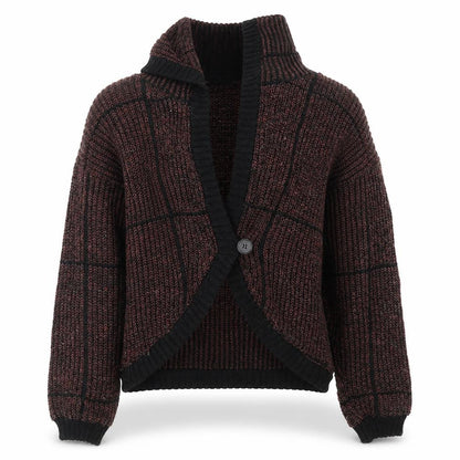 inp Womens Red  Knit Cardigan Jumper Size S