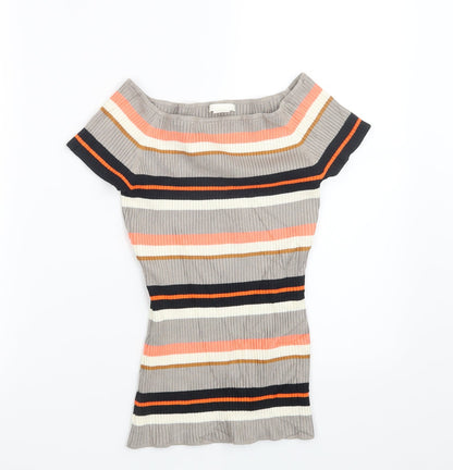 Womens UK Size S H&M Beige Pullover Jumper