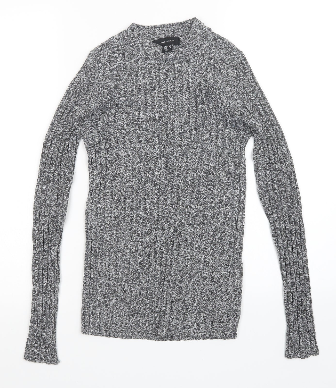 Womens UK Size 12 Atmosphere Grey Pullover Jumper