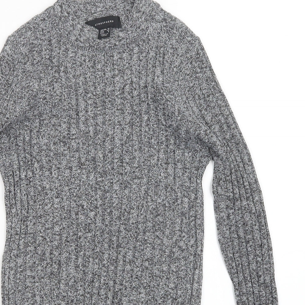 Womens UK Size 12 Atmosphere Grey Pullover Jumper