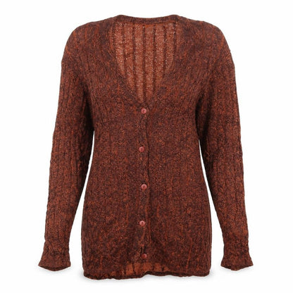 Next Womens Orange   Cardigan Jumper Size S