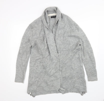 Womens UK Size S River Island Grey Cardigan Jumper