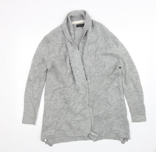 Womens UK Size S River Island Grey Cardigan Jumper