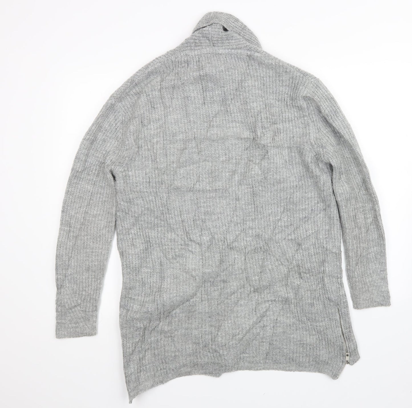 Womens UK Size S River Island Grey Cardigan Jumper