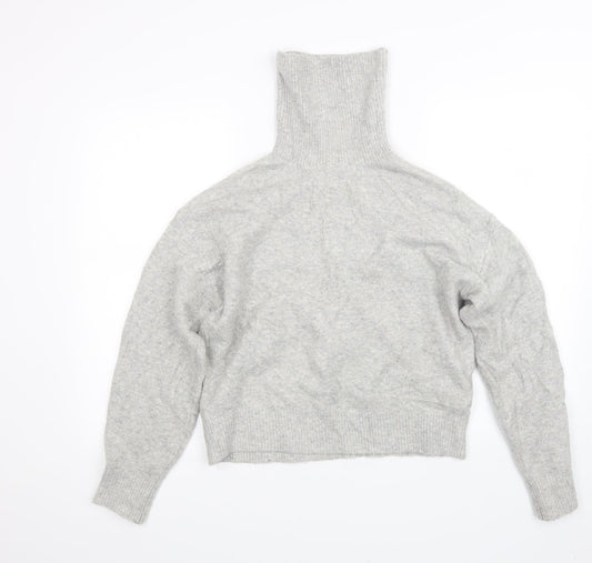 Womens UK Size XS H&M Grey Pullover Jumper