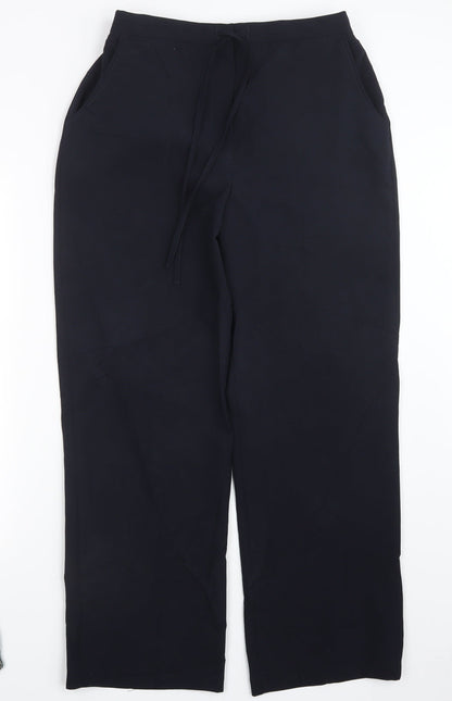 Essential Style Womens Blue   Trousers  Size 14 L29 in