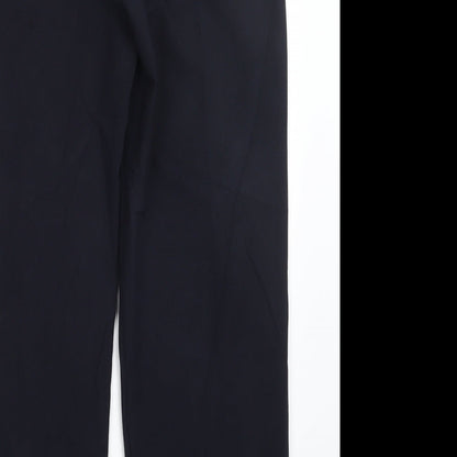 Essential Style Womens Blue   Trousers  Size 14 L29 in