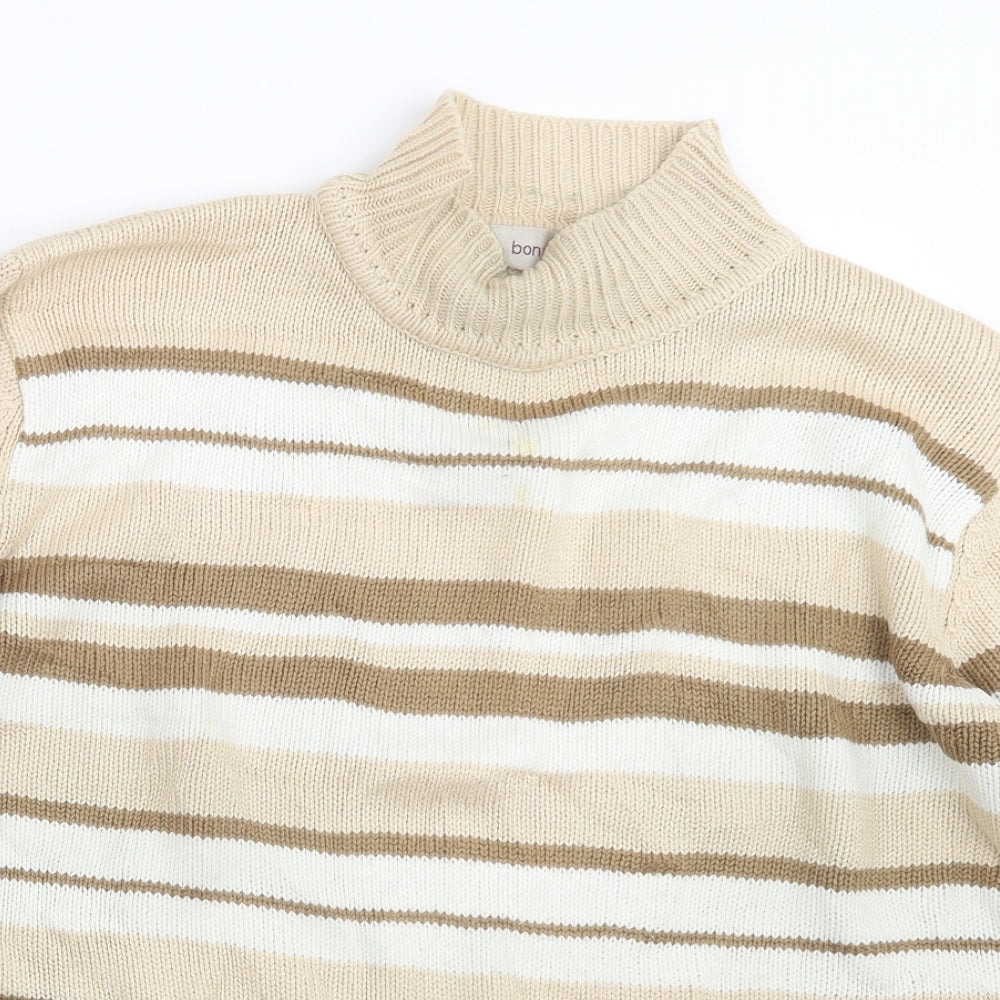 Womens UK Size L Bonmarché Beige Pullover Jumper