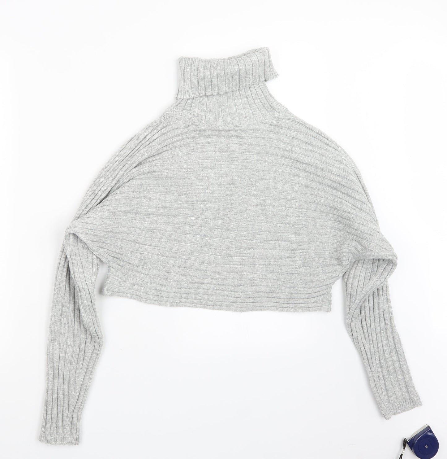 Womens UK Size S New Look Grey Pullover Jumper