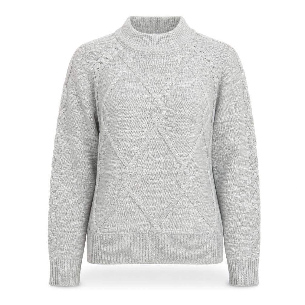 Womens UK Size L Papaya Grey Pullover Jumper