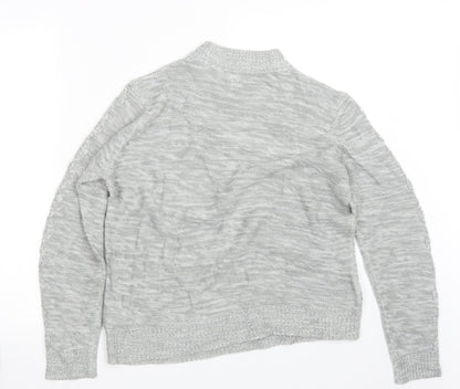 Womens UK Size L Papaya Grey Pullover Jumper