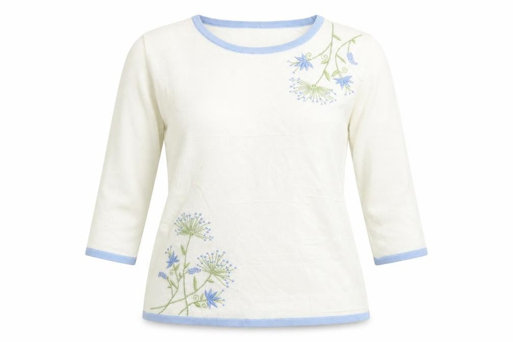 Womens UK Size S Fay Louise White Pullover Jumper