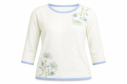 Womens UK Size S Fay Louise White Pullover Jumper