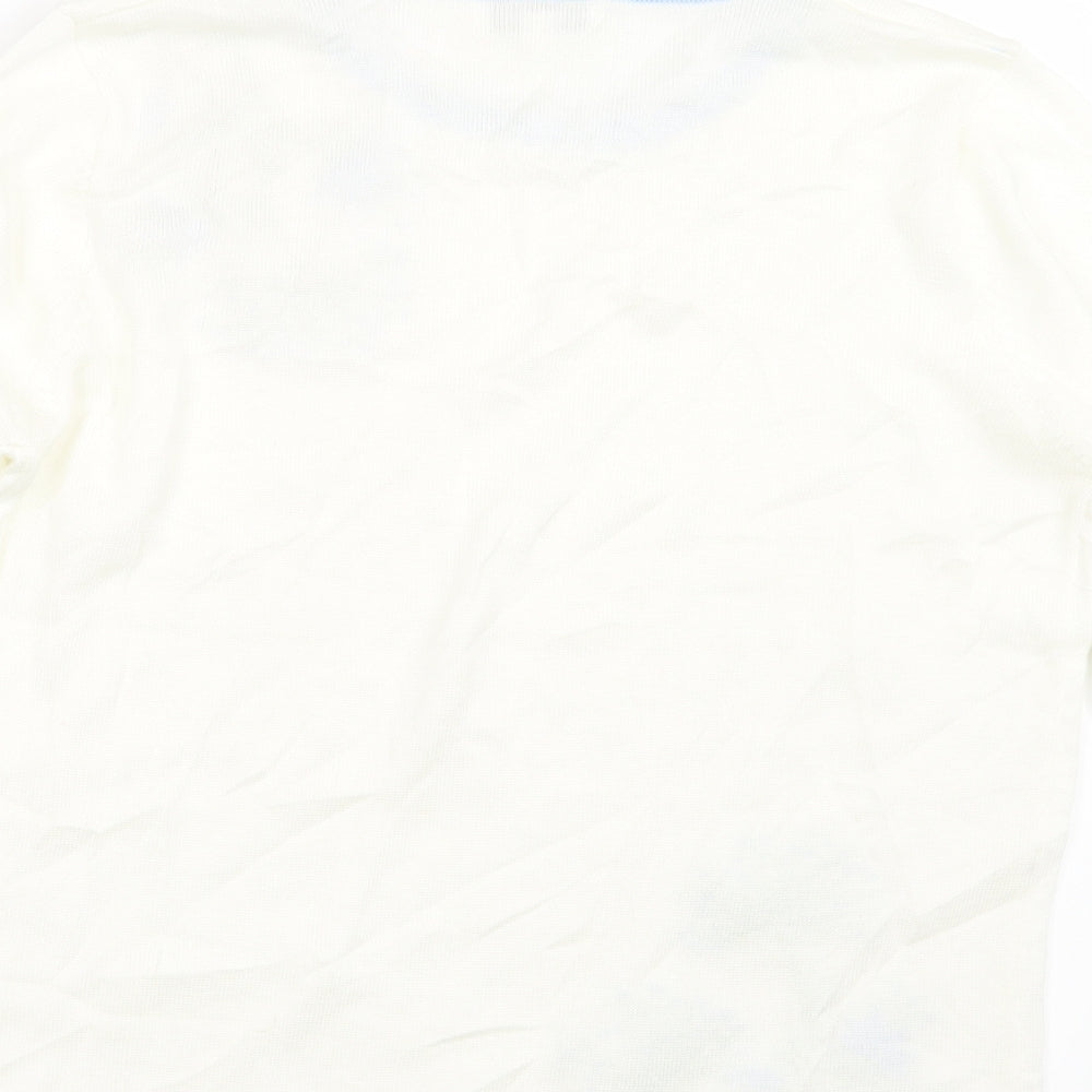 Womens UK Size S Fay Louise White Pullover Jumper