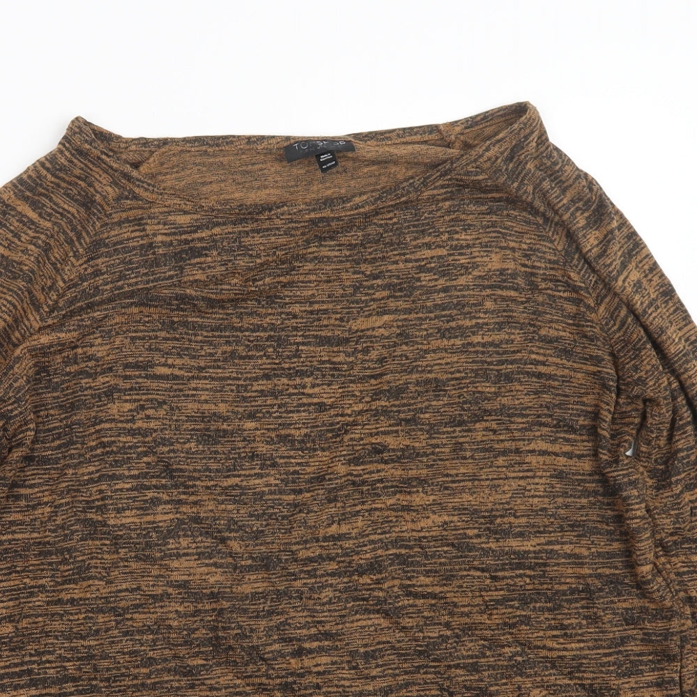 Womens UK Size 10 Topshop Black Pullover Jumper
