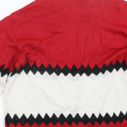 Womens UK Size XL Envy Us Red Pullover Jumper