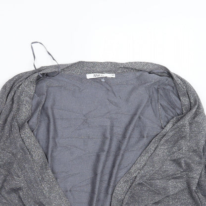Womens UK Size M M&Co Silver Cardigan Jumper
