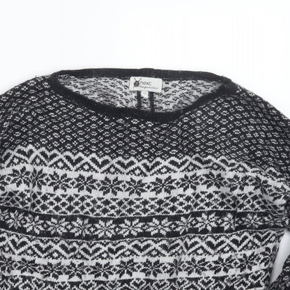 Womens UK Size 12 NEXT Black Pullover Jumper