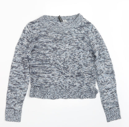 Divided by H&M Womens Blue  Knit Pullover Jumper Size XS