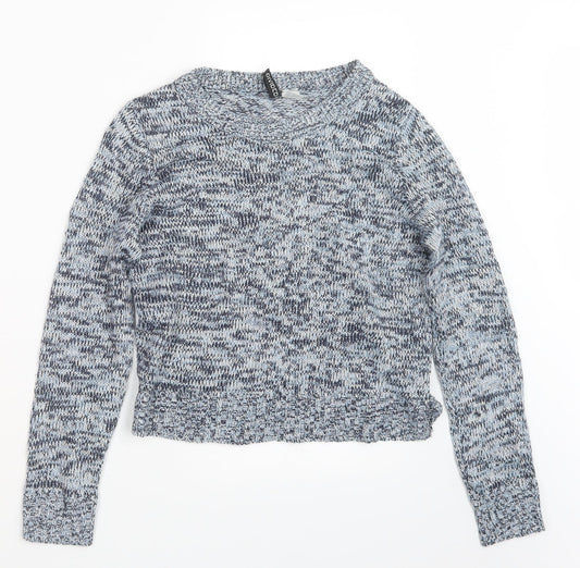 Divided by H&M Womens Blue  Knit Pullover Jumper Size XS