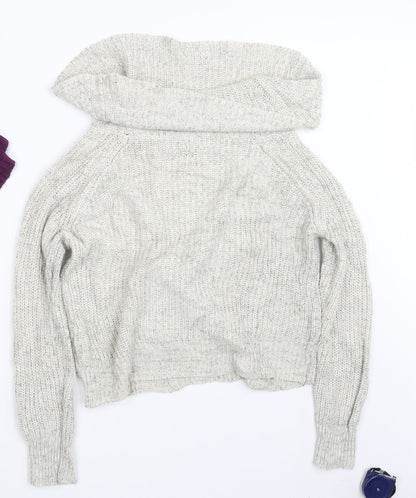 Womens UK Size M New Look Beige Pullover Jumper