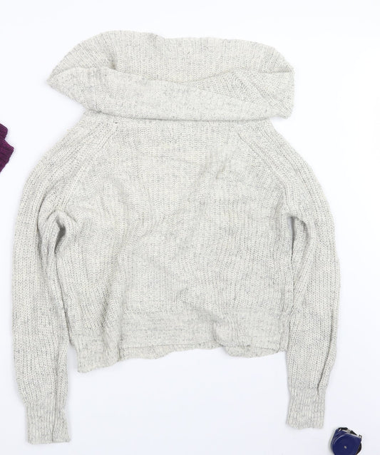 Womens UK Size M New Look Beige Pullover Jumper