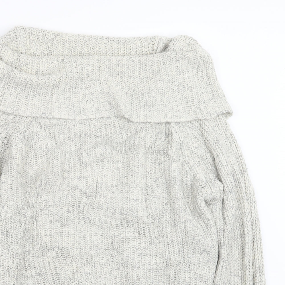 Womens UK Size M New Look Beige Pullover Jumper