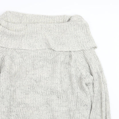 Womens UK Size M New Look Beige Pullover Jumper