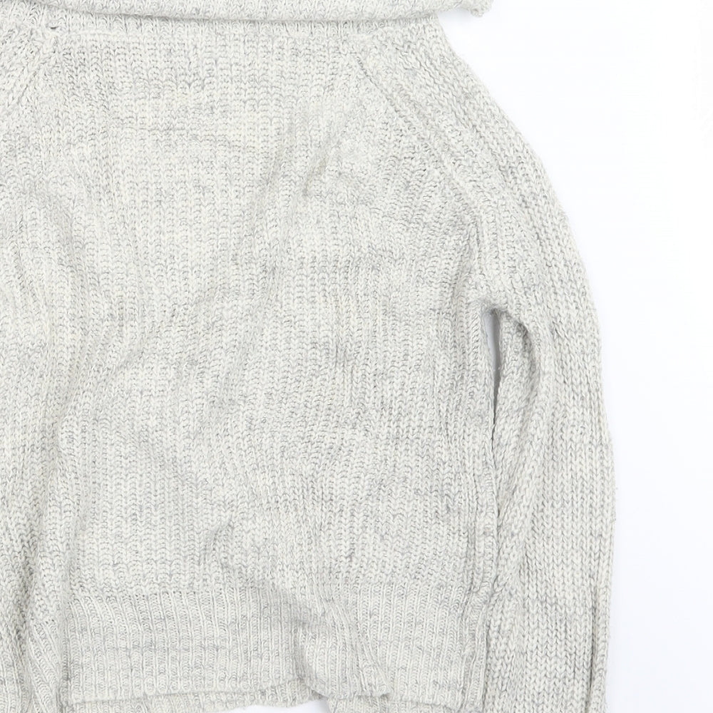 Womens UK Size M New Look Beige Pullover Jumper