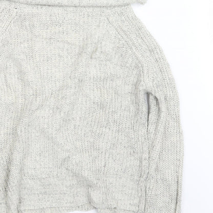 Womens UK Size M New Look Beige Pullover Jumper