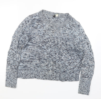 Divided by H&M Womens Blue  Knit Pullover Jumper Size S