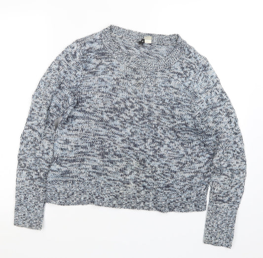 Divided by H&M Womens Blue  Knit Pullover Jumper Size S