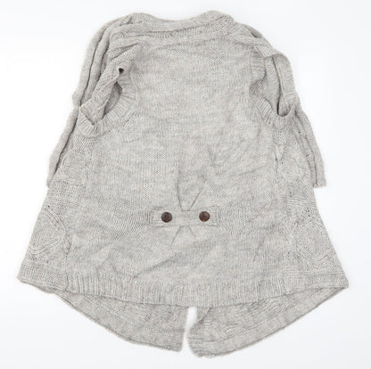 Marks and Spencer Womens Grey  Knit Cardigan Jumper Size 12
