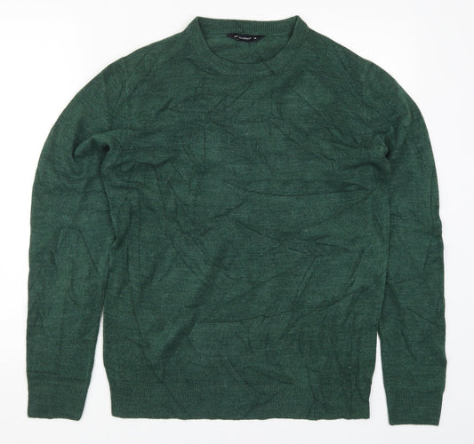 Cedar Wood State Mens Green  Knit Pullover Jumper Size M