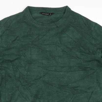 Cedar Wood State Mens Green  Knit Pullover Jumper Size M