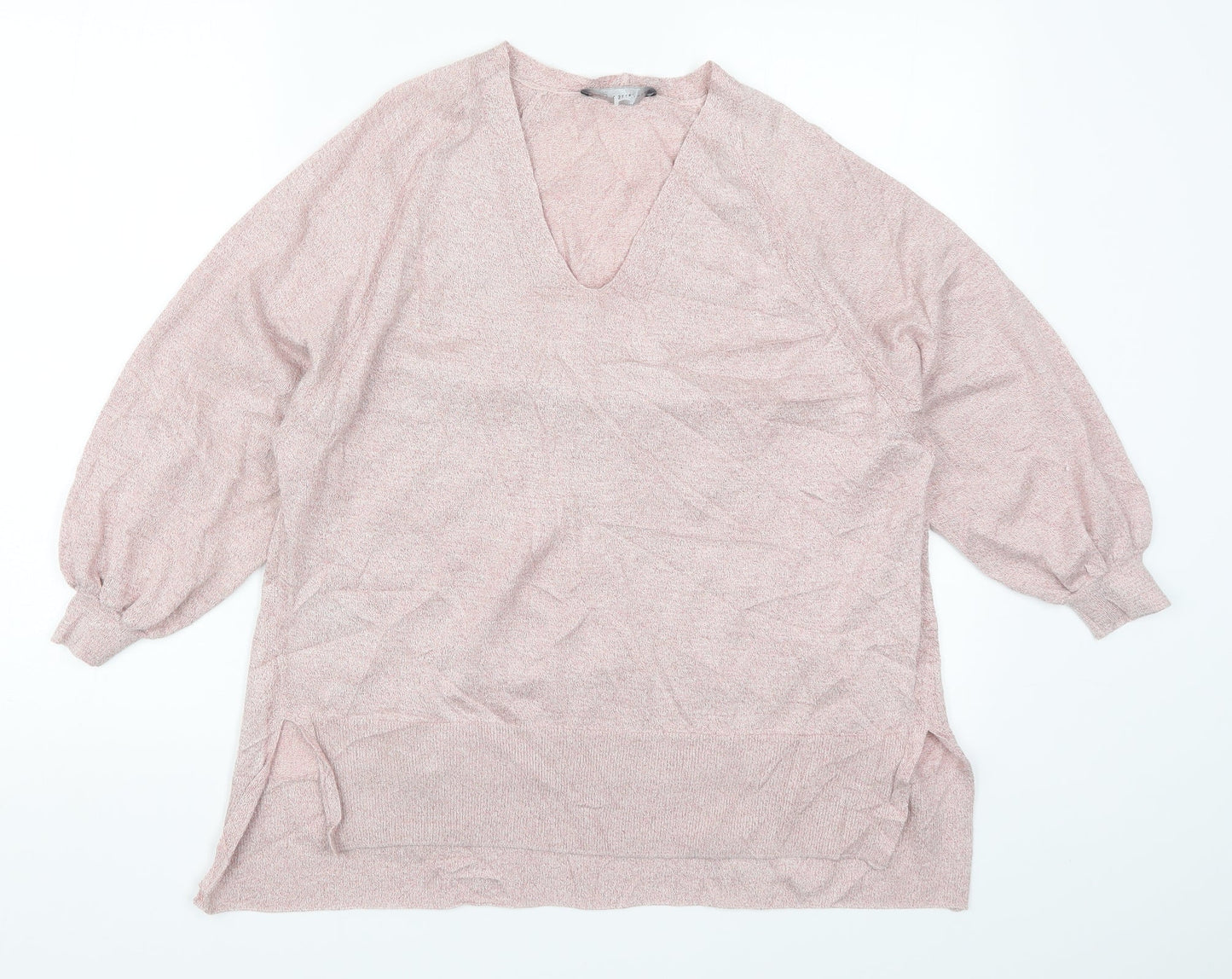Womens UK Size S Marks and Spencer Pink Pullover Jumper