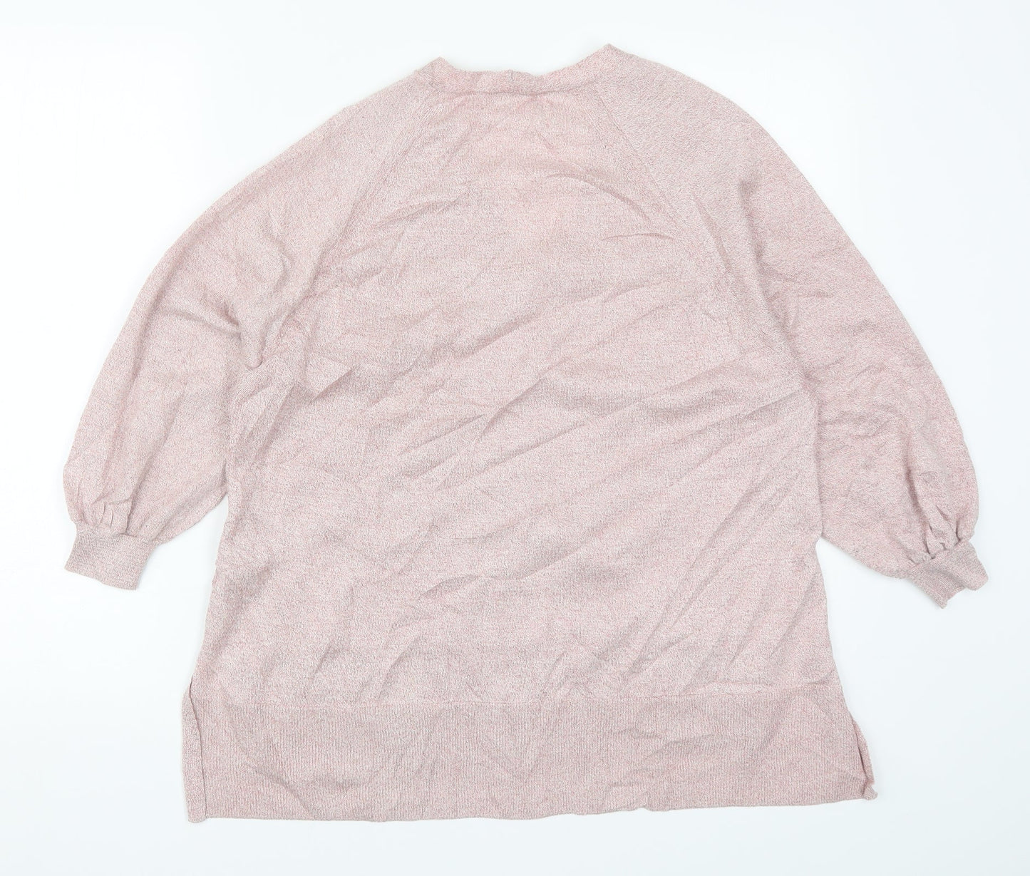 Womens UK Size S Marks and Spencer Pink Pullover Jumper