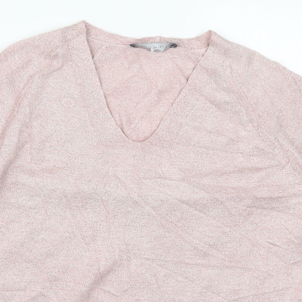 Womens UK Size S Marks and Spencer Pink Pullover Jumper