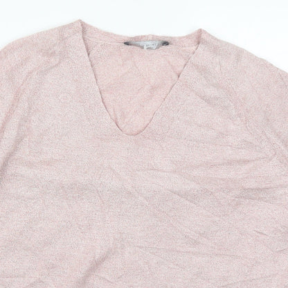Womens UK Size S Marks and Spencer Pink Pullover Jumper