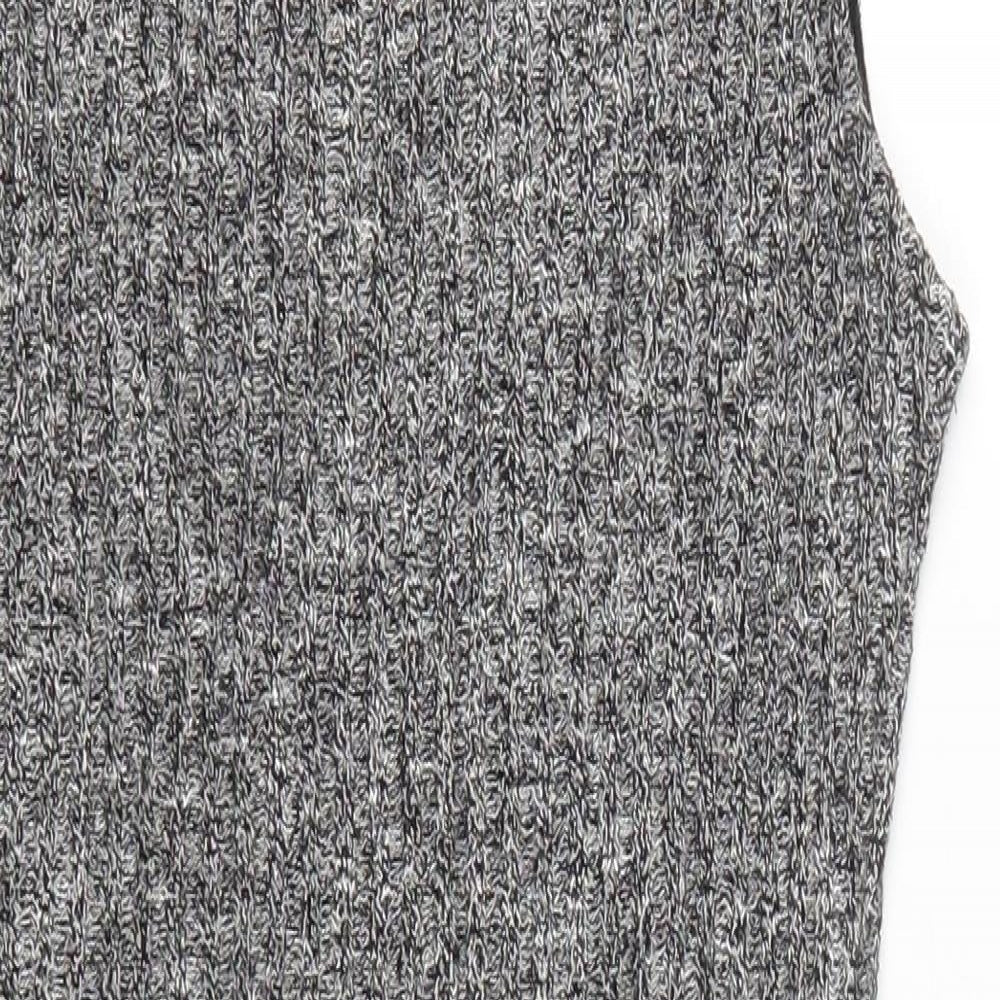 Apricot Womens Grey   Vest Jumper Size S