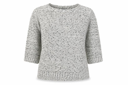 Bonmarché Womens Grey Knit Pullover Jumper Size M