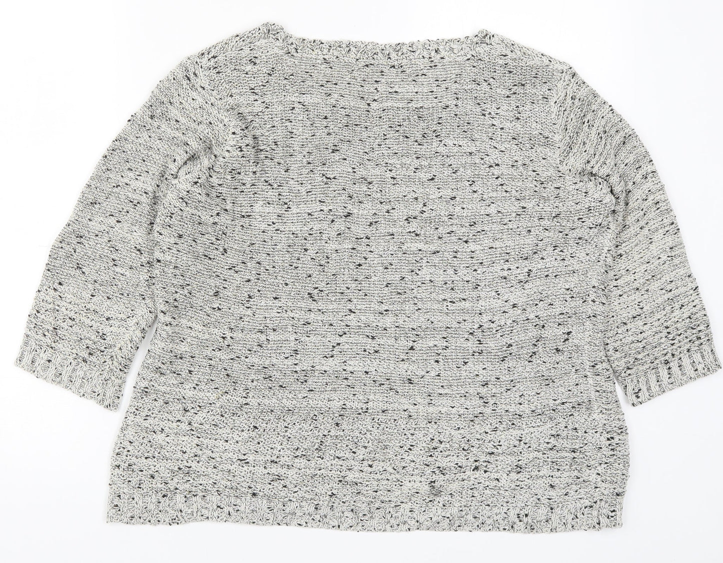Womens UK Size M Bonmarché Grey Pullover Jumper