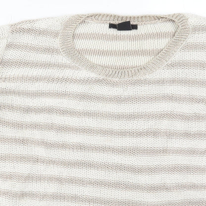 Womens UK Size M H&M Beige Pullover Jumper