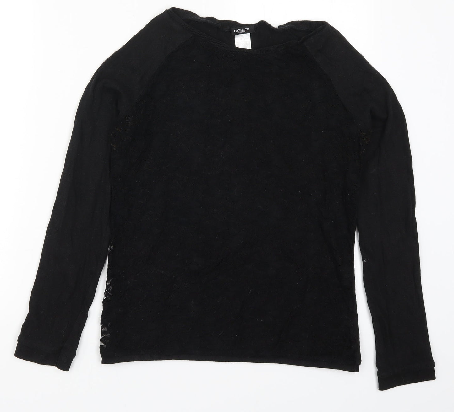 La Redoute  Womens Black  Lace Pullover Jumper Size 10